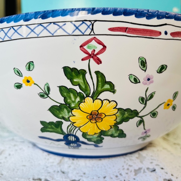 Tiffany Lisbon Large Salad Serving Bowl 10 inch in Excellent Condition with Box - Picture 6 of 11